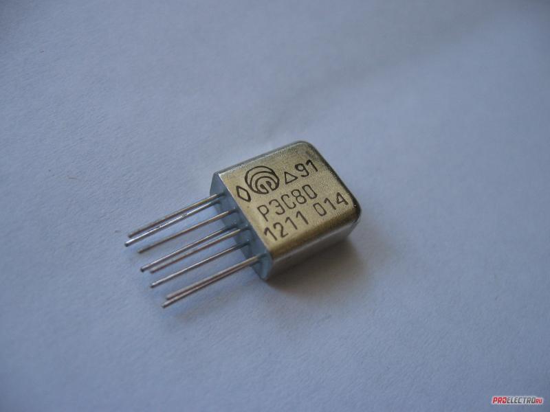 Реле электромагнитное слаботочное типа РЭС80 ДЛТО.455.001 ТУ