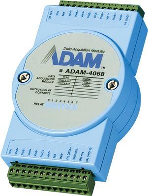8-канальный модуль релейной коммутации ADAM-4068