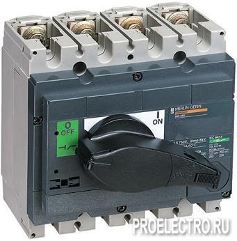 Выключатель-разъединитель INTERPACT INS250 100А 4П/арт.31101 <strong>Schneider Electric</strong>