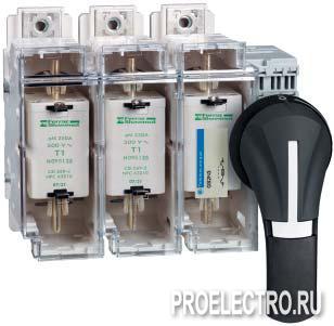 Корпус выключателя-разъединителя-предохранителя 4P размер 00 125A | арт. GS2KK4
