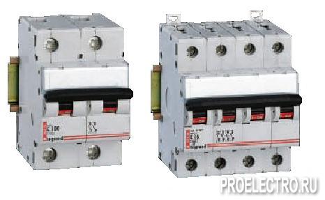 Автоматический выключатель DX-h 4 полюса характеристика B 40A 15kA | арт. 6844