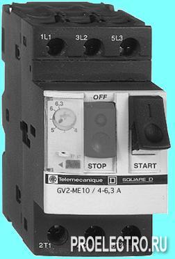 Автоматический выключатель GV2 с комбинированным расцепителем 2,5-4А/GV2ME08TQ