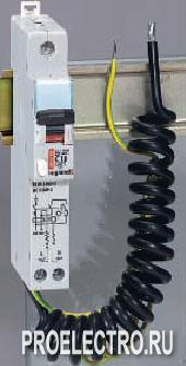Автоматический выключатель дифф.тока DX 1P хар-ка С 45А 6кА 30мА тип АС | 606405