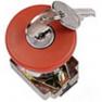 Кнопка LAY5-BS142 "Грибок"с ключом красный d22мм 240В 1р ИЭК| арт.BBG50-LAY5-K04