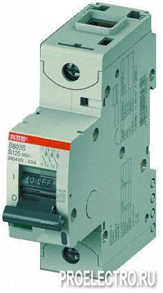 Автоматический выключатель 1-полюсный S801C C125 | CMC2CCS881001R0844 | ABB