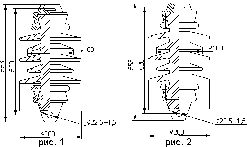 Изоляторы типа ПСФ 100-25 27,5 кВ