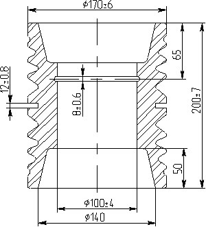 Изоляторы типа ИП 10-100 10 кВ