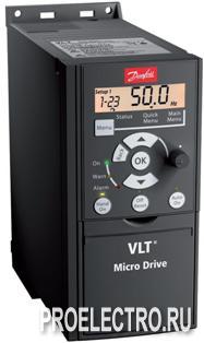 132F0002 <strong>DANFOSS</strong> VLT Micro Drive FC-051 0,37кВт 2,2А 220В