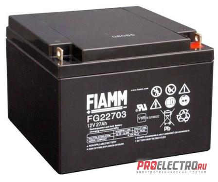 Аккумулятор FIAMM FG 22703.