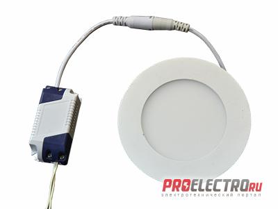 Ультратонкий светильник LC-D01W-7WW теплый белый
