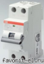 Дифференциальный автомат ABB DS201 B25 AC100 (25А 0,1A тип AC) 2 мод.