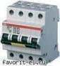 Автоматический выключатель ABB 3-полюсной 3P+N S203 Z0.5