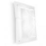90215 Linea Light светильник потолочный Iceberg, стекло белое изогнутое, 58,2*62,5см, 3*50W E27,
