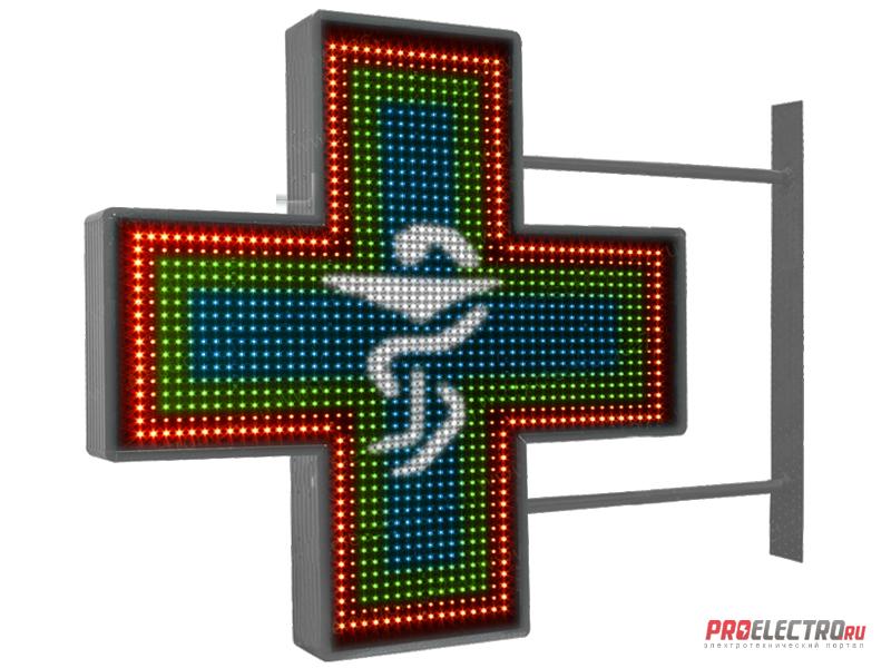 Аптечный крест 480x480мм RGB