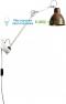 DCW La Lampe Gras N°222 WH-COP-RAW, лампа