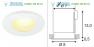 SLV DOLIX OUT GU10 downlight - 111021