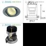 113724 SLV NEW TRIA ROUND DLMI светильник встраиваемый с Philips DLMi 28Вт, 3000K, 2000lm, 60°,