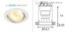 113721 SLV NEW TRIA ROUND DLMI светильник встраиваемый с Philips DLMi 28Вт, 3000K, 2000lm, 60°,