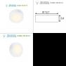 162903 SLV SENSER ROUND 6W светильник накладной 230V c SMD LED 6Вт (6.7Вт), 3000K, 230lm, c БП,