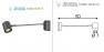 233125 SLV NEW MYRA DISPLAY STRAIGHT светильник настенный IP55 для лампы GU10 50Вт макс., антрац