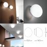 Goccia Wall/Ceiling Lamp  Linea Light светильник