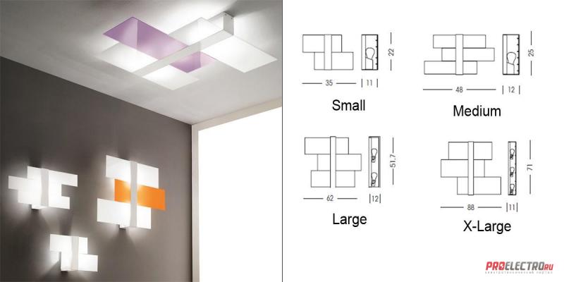 Светильник Linea Light New TRIAD Ceiling/Wall Light, E27 1x57W