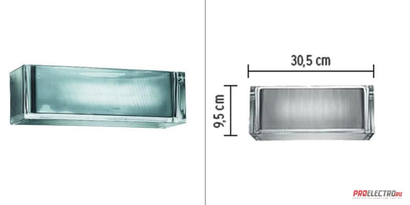 Светильник <strong>FLOS</strong> Ontherocks HL wall sconce, R7s 118mm 1x200W