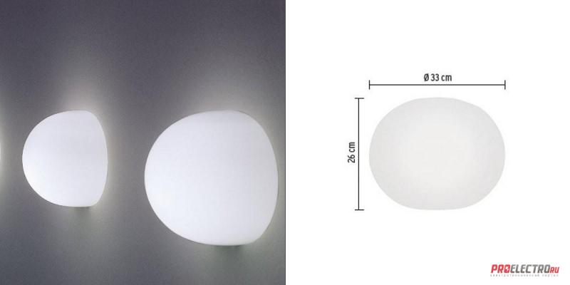 <strong>FLOS</strong> светильник Glo-Ball W wall sconce, E27 1x70W