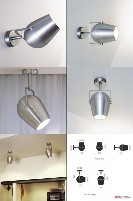Светильник Pan Am Ceiling-/Wall light Serien Lighting, 1x150W Medium base incandescent