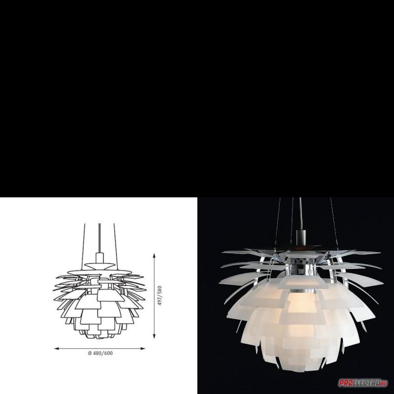 PH Zapfen Pendant light светильник Louis Poulsen, Depends on lamp size