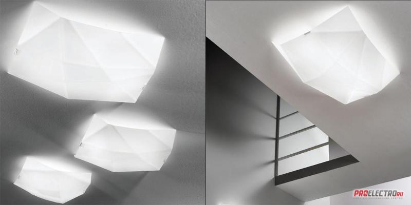 New Face Ceiling Light Linea Light светильник, Depends on lamp size