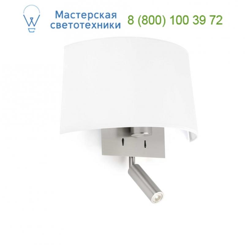 20023 <strong>Volta</strong> White wall lamp with LED reader Faro, настенный светильник