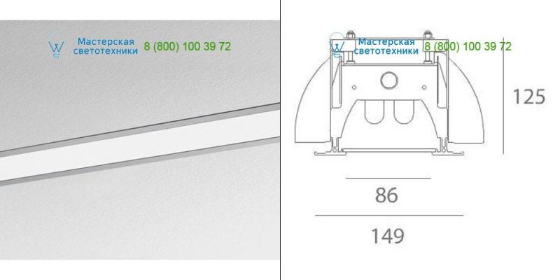 Gray M170401 Artemide Architectural, светильник > Ceiling lights > Recessed lights
