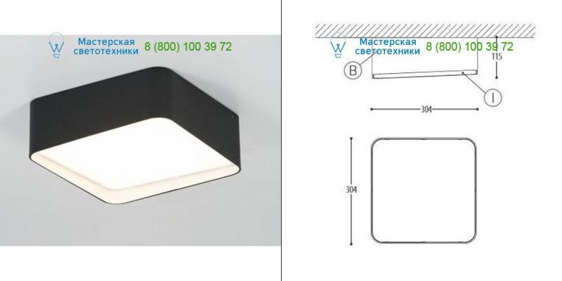 Alu struc PSM Lighting T304.150S.37, Outdoor lighting > Wall lights > Surface mounted