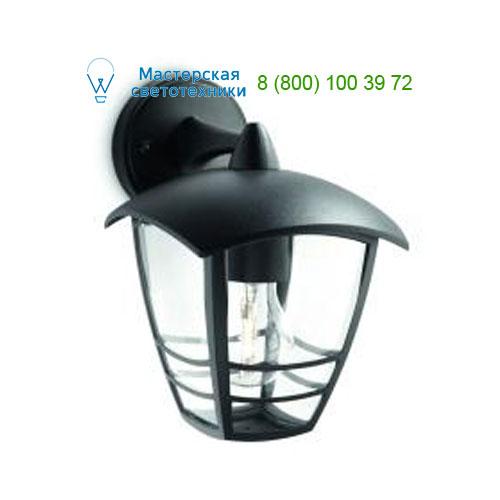 Philips 153813016 black, Outdoor lighting > Wall lights > Surface mounted > Up or down lights