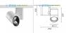 Gray Flos Architectural 09.1062.02.DA, светильник &gt; Ceiling lights &gt; Track lighting