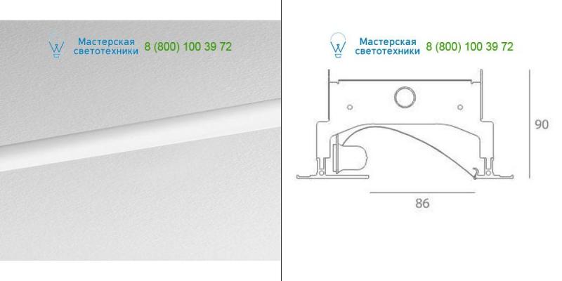 M172101 gray Artemide Architectural, светильник > Ceiling lights > Recessed lights