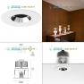 Flos Architectural chrome 03.4630.06A, светильник &gt; Ceiling lights &gt; Recessed lights
