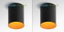 Artemide Architectural M018810 black/orange, накладной светильник