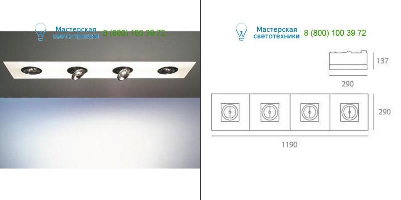 M115440 Artemide Architectural default, встраиваемый светильник