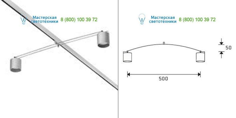 <strong>FLOS</strong> Architectural anodised alu BU37602A, светильник > Ceiling lights > Track lighting