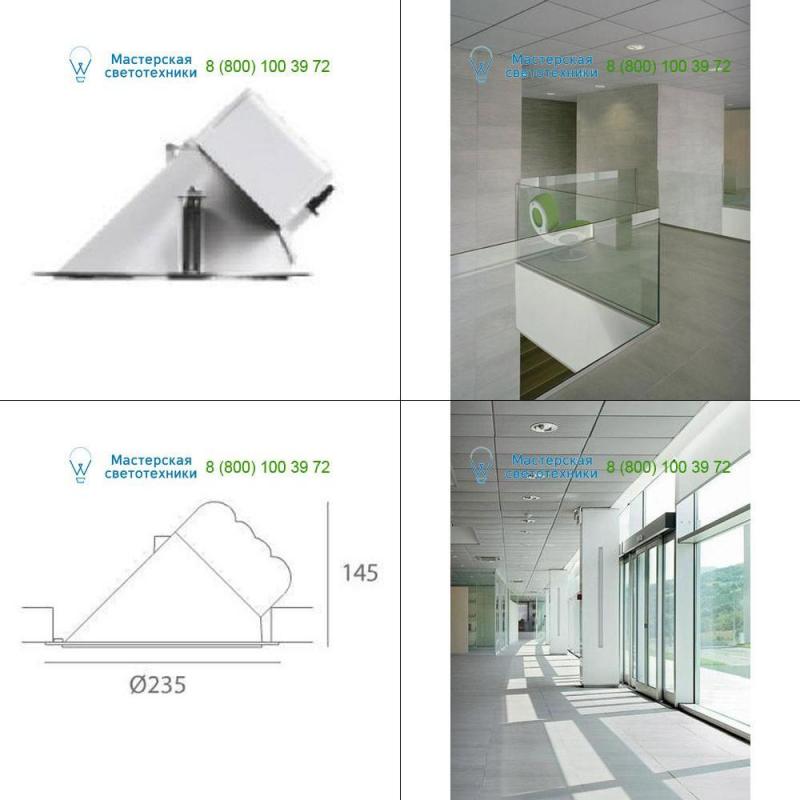 L596300 Artemide Architectural gray, светильник > Ceiling lights > Recessed lights