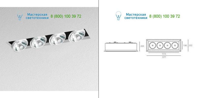 Artemide Architectural M069355 gray, светильник > Ceiling lights > Recessed lights