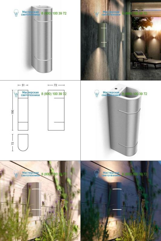 Philips stainless steel 173124716, Led lighting > Outdoor LED lighting > Wall lights > Surface m