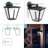 154813016 Philips black, Led lighting &gt; Outdoor LED lighting &gt; Wall lights &gt; Surface mo