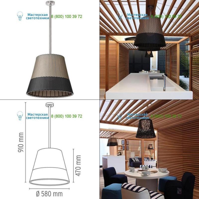 <strong>FLOS</strong> grey/black F6469022, Outdoor lighting > Ceiling lights > Pendant lights