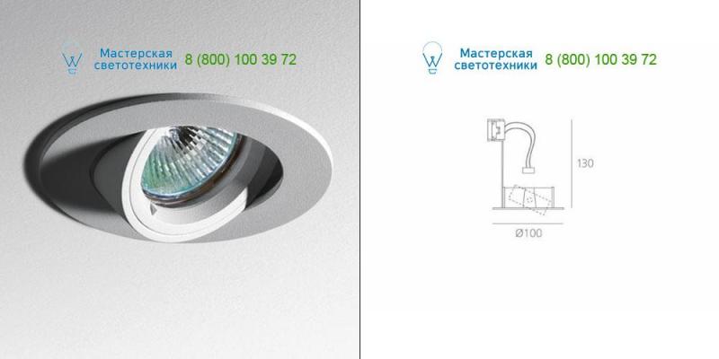 White Artemide Architectural M046800, светильник > Ceiling lights > Recessed lights
