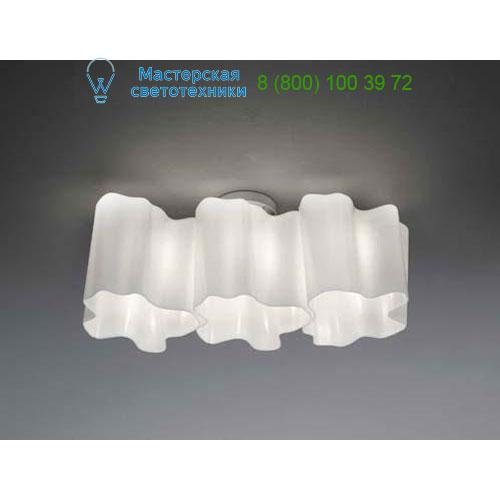 White glass 0459020A Artemide, накладной светильник