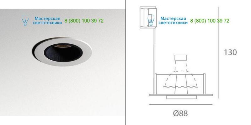 Artemide Architectural M046300 white, встраиваемый светильник