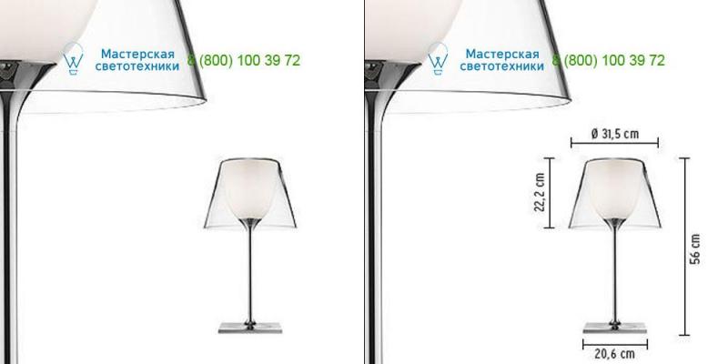 Flos transparent F6281000, настольная лампа
